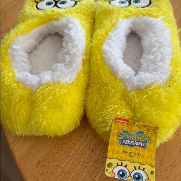 Nickelodeon Yellow SpongeBob woman’s Slippers 7/8 new - Picture 4 of 4